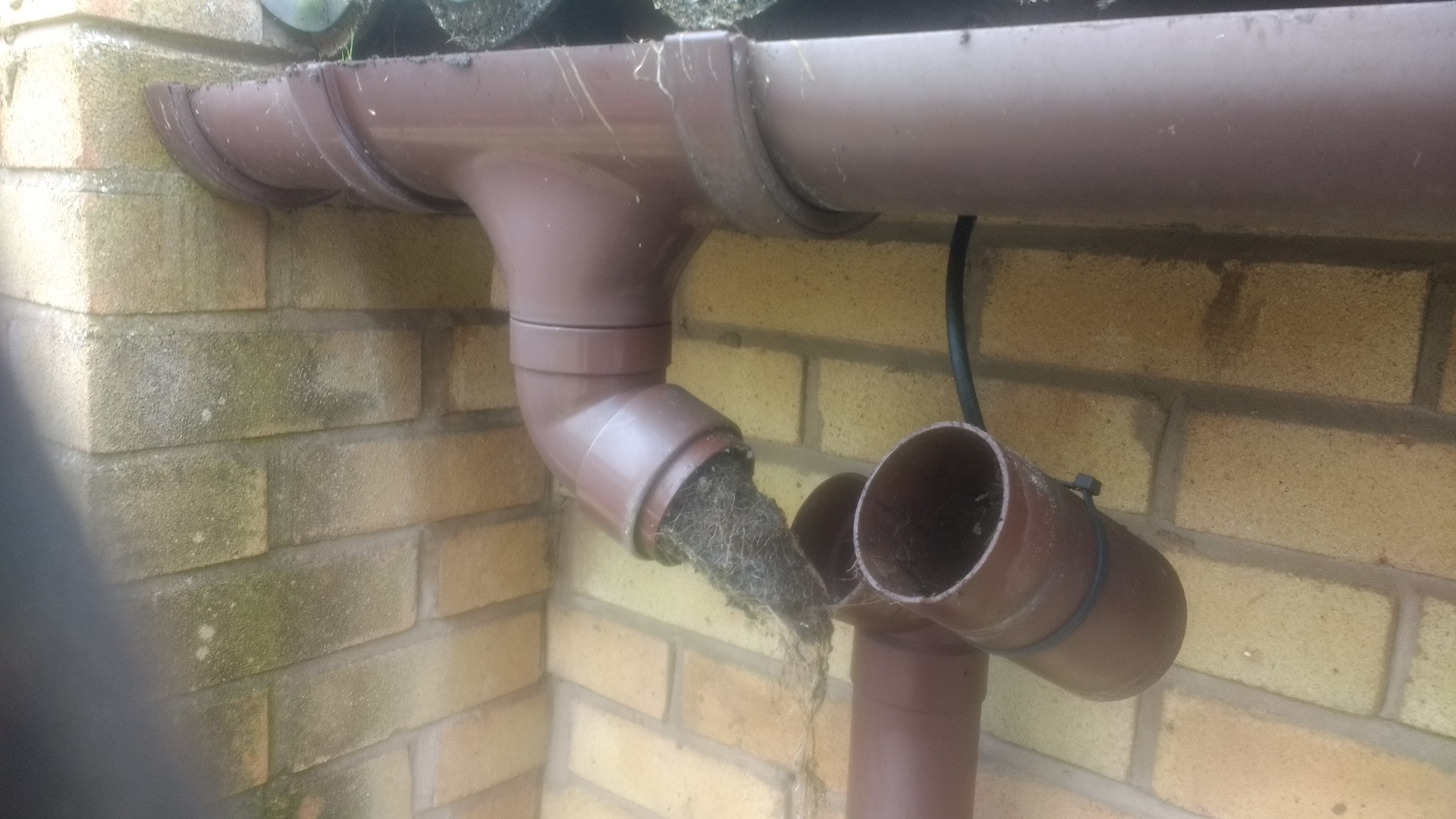 Downpipes unblocked